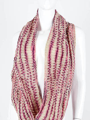 SCARF   KNITTED  DAF99317PNK - Scarvesnthangs
 - 3