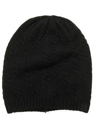 HAT AND CAP   KNITTED  DAH0005BLK