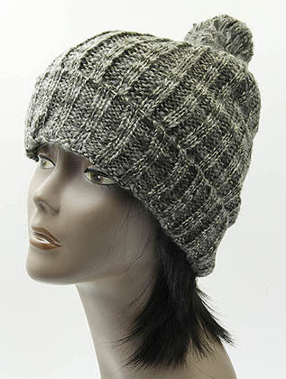 HAT AND CAP   POM POM  DAH12232BLK - Scarvesnthangs
 - 3