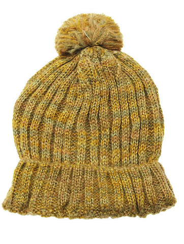 HAT AND CAP   POM POM  DAH12232BRO - Scarvesnthangs
 - 2