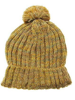 HAT AND CAP   POM POM  DAH12232BRO