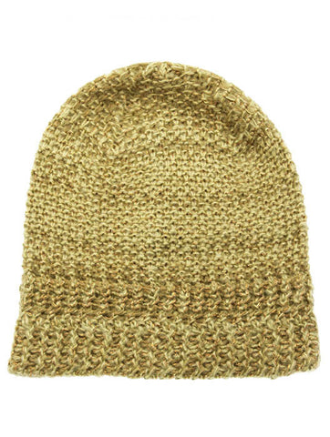 HAT AND CAP   METALLIC THREAD ACCENT  DAH20248BEG - Scarvesnthangs
 - 2