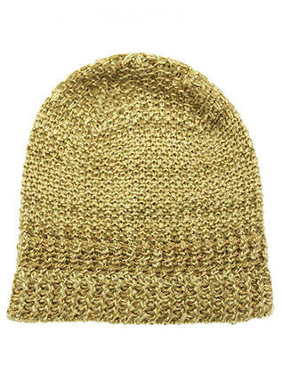 HAT AND CAP   METALLIC THREAD ACCENT  DAH20248BEG