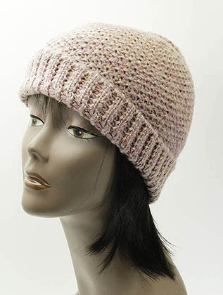 HAT AND CAP   METALLIC THREAD ACCENT  DAH20248PNK - Scarvesnthangs
 - 3