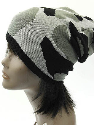 HAT AND CAP   CAMOUFLAGE  DAH2032BLK - Scarvesnthangs
 - 3