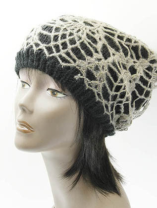 HAT AND CAP   CROCHETED LAYER  DAH20440BLK - Scarvesnthangs
 - 3