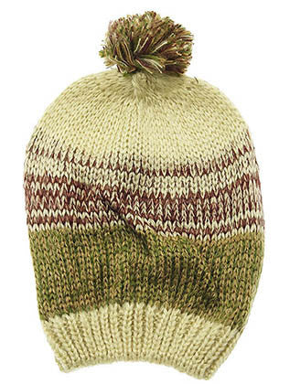 HAT AND CAP   POM POM  DAH20633BEG