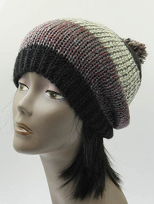 HAT AND CAP   POM POM  DAH20633BLK - Scarvesnthangs
 - 3