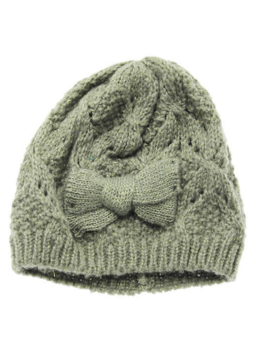 HAT AND CAP   KNITTED  DAH2206GRY - Scarvesnthangs
 - 2