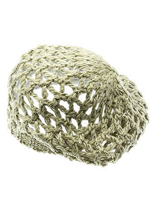 HAT AND CAP   CROCHETED  DAH2210BEG
