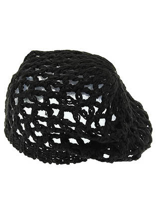 HAT AND CAP   CROCHETED  DAH2210BLK