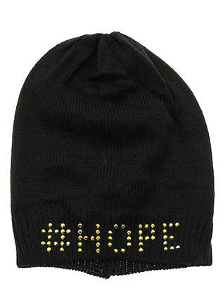 HAT AND CAP   HASHTAG HOPE  DAH2711BLK