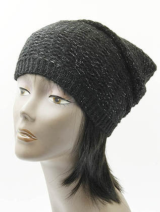 HAT AND CAP   CROCHETED  DAH2874BLK - Scarvesnthangs
 - 3