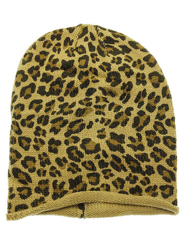 HAT AND CAP   LEOPARD PRINT  DAH2897BRO - Scarvesnthangs
 - 2
