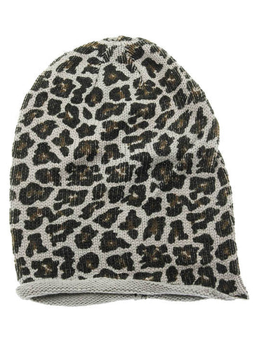 HAT AND CAP   LEOPARD PRINT  DAH2897GRY - Scarvesnthangs
 - 2