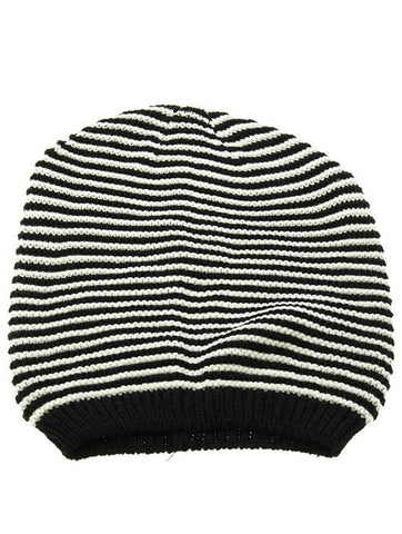 HAT AND CAP   KNITTED  DAH3306BKW - Scarvesnthangs
 - 2