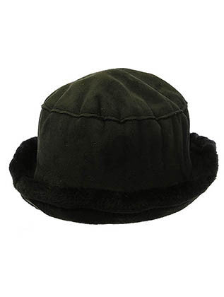 HAT AND CAP   FAUX FUR  DAH415BLK - Scarvesnthangs
 - 3