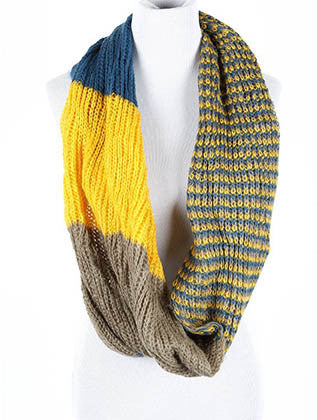 SCARF   KNITTED  DAH5028YEW - Scarvesnthangs
 - 3