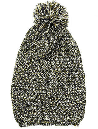 HAT AND CAP   POM POM  DAH8144BRO