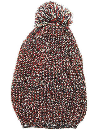 HAT AND CAP   POM POM  DAH8144RED
