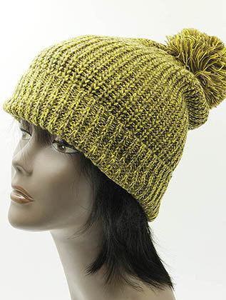 HAT AND CAP   POM POM  DAH8144YEW - Scarvesnthangs
 - 3