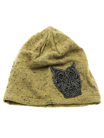 HAT AND CAP   OWL  DAH8345BEG - Scarvesnthangs
 - 2