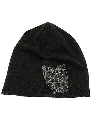 HAT AND CAP   OWL  DAH8345BLK