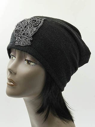 HAT AND CAP   OWL  DAH8345BLK - Scarvesnthangs
 - 3