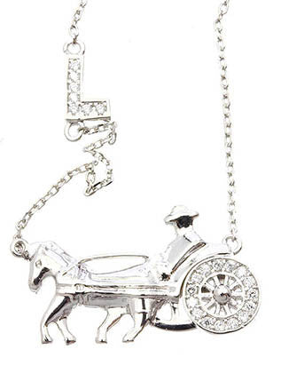 NECKLACE  DDN1467RDCLR - Scarvesnthangs
 - 3