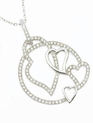 NECKLACE  DDN1758RDCLR - Scarvesnthangs
 - 3