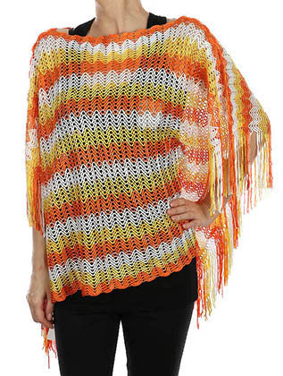 SCARF   CHEVRON PATTERN  HAF182018YORG - Scarvesnthangs
 - 1