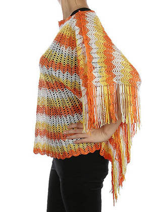SCARF   CHEVRON PATTERN  HAF182018YORG - Scarvesnthangs
 - 3