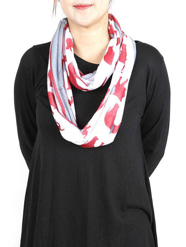 SCARF   WOVEN  HAF232002LWHT - Scarvesnthangs
 - 2