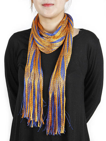 SCARF   KINTTED  HAF249004MIVORG - Scarvesnthangs
 - 2
