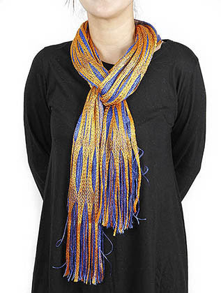 SCARF   KINTTED  HAF249004MIVORG - Scarvesnthangs
 - 3