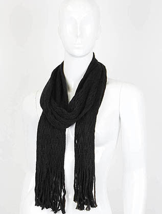 SCARF   KNITTED  HAF253103BLK