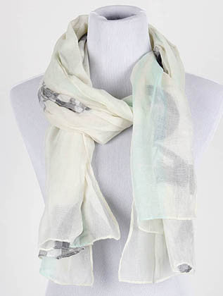 SCARF   ANCHOR PRINT  HAF275003R2MIN - Scarvesnthangs
 - 1