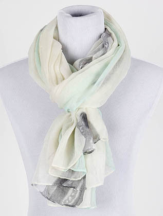 SCARF   ANCHOR PRINT  HAF275003R2MIN - Scarvesnthangs
 - 3