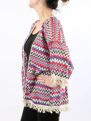 SCARF   ZIGZAG PRINT  HAF291001DMLT - Scarvesnthangs
 - 3