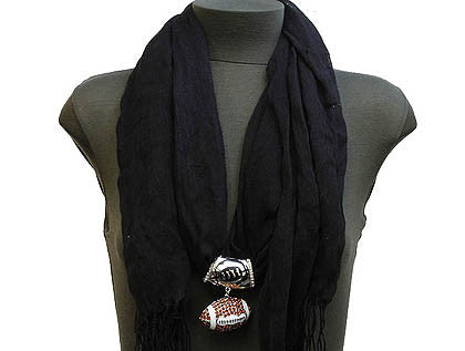 SCARF   SCARF CHARM  HAF84667RDBRO - Scarvesnthangs
 - 3