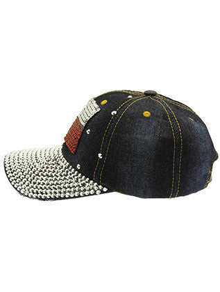 HAT AND CAP   TEXAS FLAG  HAH277008DBLK - Scarvesnthangs
 - 3