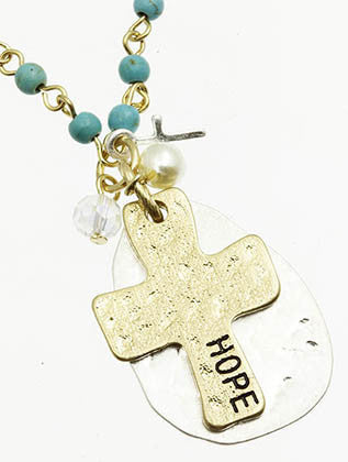 NECKLACE  HAN173105GDTUQ - Scarvesnthangs
 - 3