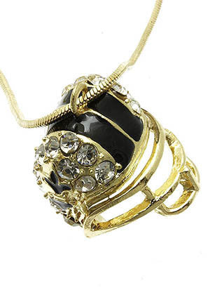 NECKLACE  HAN178218GDCLR - Scarvesnthangs
 - 3