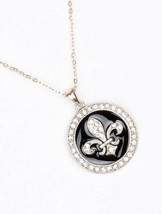 NECKLACE  HAN193004GDCLR - Scarvesnthangs
 - 3