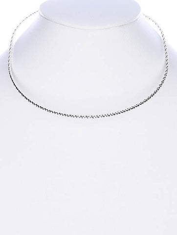 NECKLACE  HAN353146RDSIV - Scarvesnthangs
 - 2