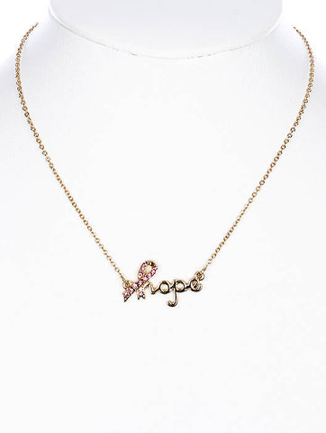 NECKLACE  HAN85023GDPNK - Scarvesnthangs
 - 2