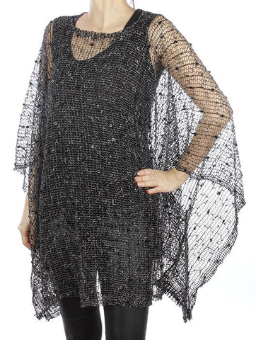 SCARF   SLEEVED  HAZ231003GBLK - Scarvesnthangs
 - 2