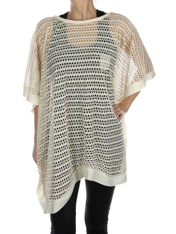 SCARF   SLEEVED  HAZ231005LBBEG - Scarvesnthangs
 - 2