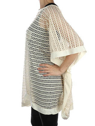 SCARF   SLEEVED  HAZ231005LBBEG - Scarvesnthangs
 - 3