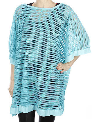 SCARF   SLEEVED  HAZ231005TBLU